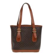 Celine Vintage Pre-owned Canvas totevskor Brown, Dam