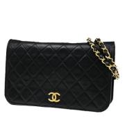 Chanel Vintage Pre-owned Laeder chanel-vskor Black, Dam