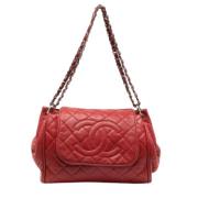 Chanel Vintage Pre-owned Laeder chanel-vskor Red, Dam