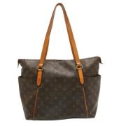 Louis Vuitton Vintage Pre-owned Laeder totevskor Brown, Dam