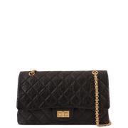 Chanel Vintage Pre-owned Tyg chanel-vskor Black, Dam