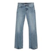 Balenciaga Regular Fit Denim Jeans Blue, Dam