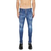 Dsquared2 Super Twinky Skinny-Fit Jeans Blue, Herr