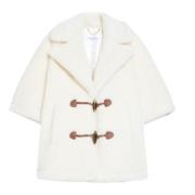 Max Mara Vit Teddy Kameljacka White, Dam