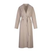 Max Mara Beige Kappor för Kvinnor Beige, Dam