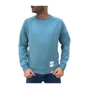 Moschino Stilren Sweatshirt för en Trendy Look Blue, Herr