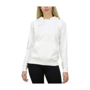 Nike Broderad Logotyp Hoodie - Svart White, Dam