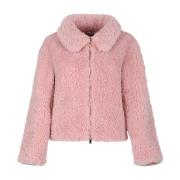 Marella Rosa Faux Fur Bello Jacka Pink, Dam