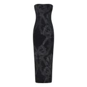 Wolford Svart Paisley Klänning Elegant Tillfälle Kläder Black, Dam