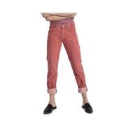 One Teaspoon Crimson Bandito High-Waisted Jeans Red, Dam