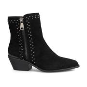 Alma EN Pena Studded ankelboots Black, Dam