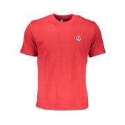 North Sails Röd Bomull Logot-shirt Red, Herr