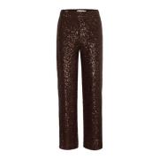 InWear Pailletbyxor Brun Puce Brown, Dam