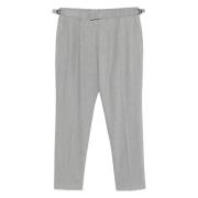 Hugo Boss Ullblandade byxor med fickor Gray, Herr