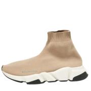 Balenciaga Vintage Pre-owned Tyg sneakers Beige, Dam