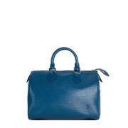 Louis Vuitton Vintage Pre-owned Laeder handvskor Blue, Dam