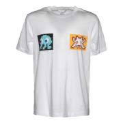 Comme des Garçons Vita Stickade T-shirts och Polos White, Herr