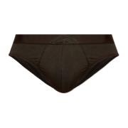 Dsquared2 Briefs med logotyp Brown, Herr