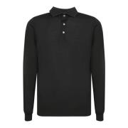 Dell'oglio Svarta T-shirts för modern man Black, Herr