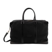 Tom Ford Nylon Duffle Weekend Bag Black, Herr