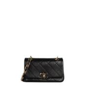 Chanel Vintage Pre-owned Laeder chanel-vskor Black, Dam