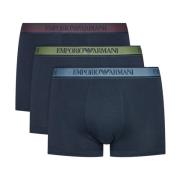 Emporio Armani Bomull Stretch Boxers - Tripack Multicolor, Herr