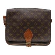 Louis Vuitton Vintage Pre-owned Canvas louis-vuitton-vskor Brown, Dam