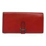 Hermès Vintage Pre-owned Laeder plnbcker Red, Dam