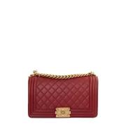 Chanel Vintage Pre-owned Laeder chanel-vskor Red, Dam