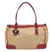 Gucci Vintage Pre-owned Canvas gucci-vskor Beige, Dam