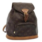 Louis Vuitton Vintage Pre-owned Canvas axelremsvskor Brown, Dam