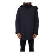 Peuterey Blå Parka Trenchrock Blue, Herr