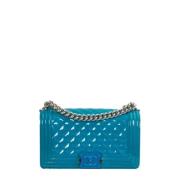 Chanel Vintage Pre-owned Laeder chanel-vskor Blue, Dam