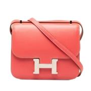 Hermès Vintage Pre-owned Laeder crossbodyvskor Pink, Dam