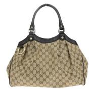 Gucci Vintage Pre-owned Canvas gucci-vskor Brown, Dam