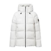 Ecoalf Vit Textil Dam Pufferjacka White, Dam