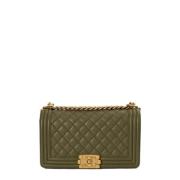 Chanel Vintage Pre-owned Laeder chanel-vskor Green, Dam