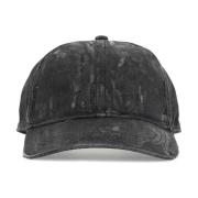 Diesel Sliten Denim Baseball Cap Black, Dam