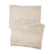 Pinko Halsduk Tillbehör Beige, Dam