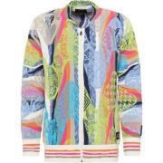 Carlo Colucci Unik Stickad Blouson Multicolor, Herr