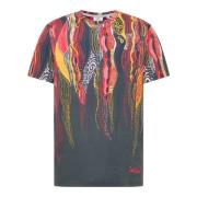 Carlo Colucci Pixel Stickad T-shirt Multicolor, Herr