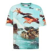 Carlo Colucci Ikarus Story T-shirt Multicolor, Herr