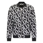 Carlo Colucci Unik Herr Bomberjacka - Sommer Blouson med Stor Collu Te...