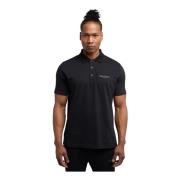 Carlo Colucci De Santis Basic Line Polo Shirt Black, Herr