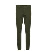 Kaffe Slim Forest Night Rivet Byxor Green, Dam