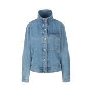 Riani Hög Hals Denimjacka Blue, Dam