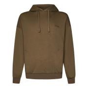 Ermenegildo Zegna Brun Hoodie med sidofickor Brown, Herr