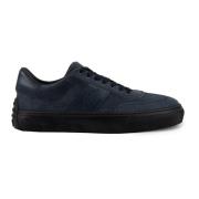 Tod's Blå Mocka Herr Sneakers Blue, Herr