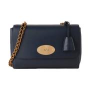 Mulberry Medium Lily Natt Himmel Läder Väska Blue, Dam