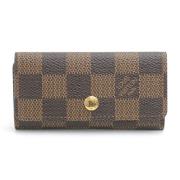 Louis Vuitton Vintage Pre-owned Canvas nyckelhllare Brown, Dam